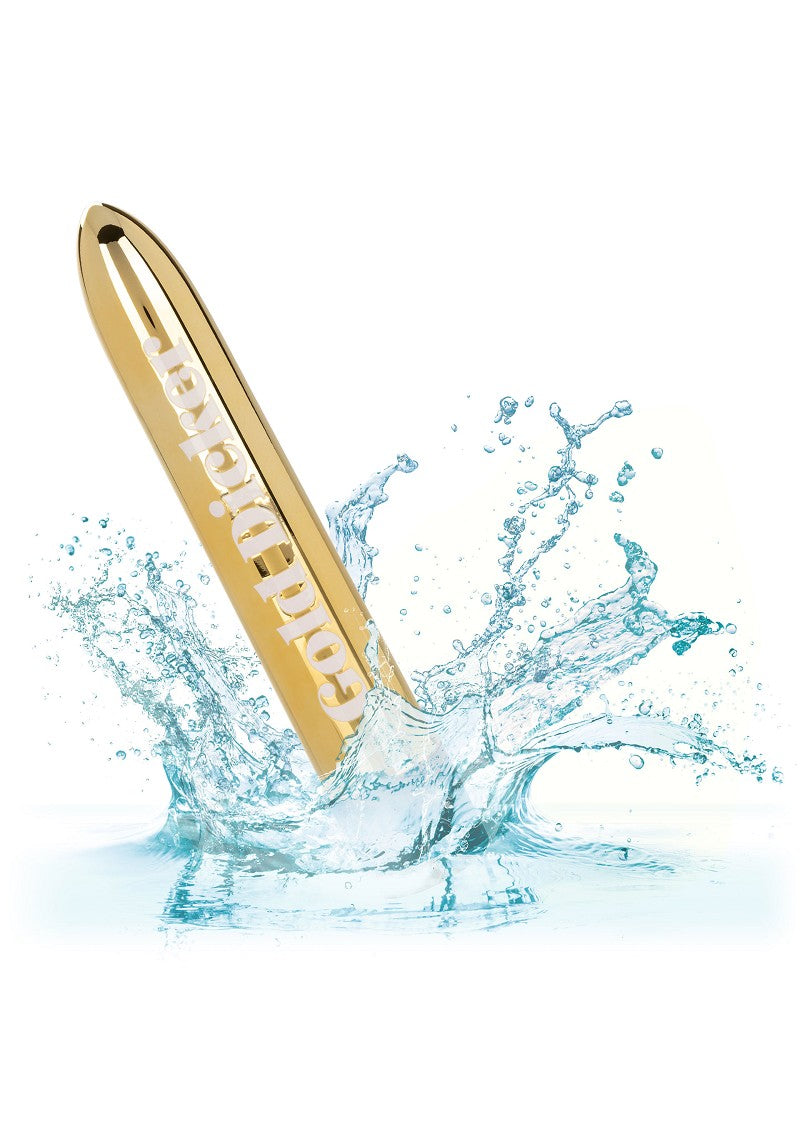 ♀ CalExotics Naughty Bits Gold Dicker Persoonlijke vibrator @ Happytoys Sexshop: Toys for Feeling Happy & Easy 😊