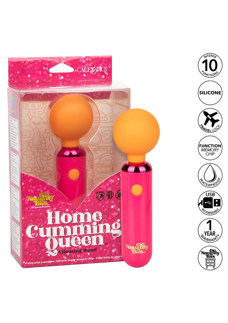 ♀ CalExotics Naughty Bits Home Cumming Queen Vibrating Wand @ Happytoys Sexshop: Toys for Feeling Happy & Easy 😊