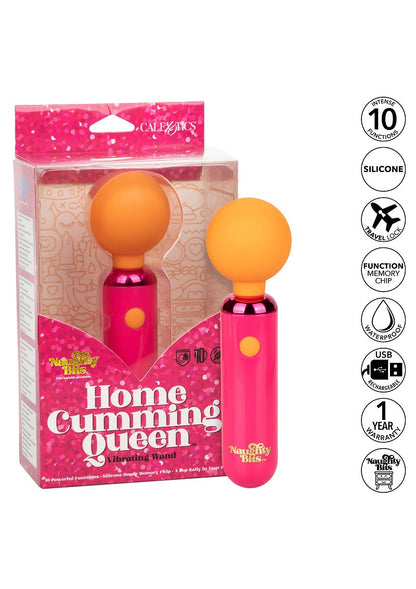 ♀ CalExotics Naughty Bits Home Cumming Queen Vibrating Wand