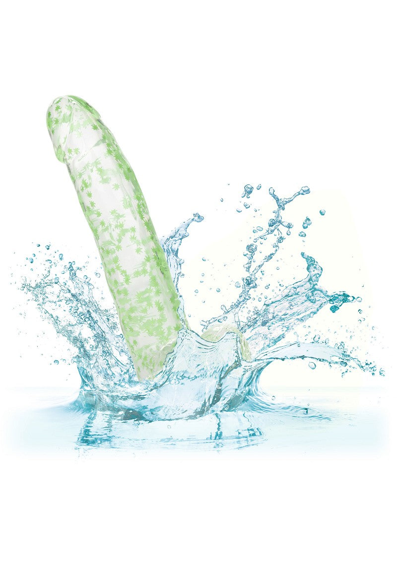 ♀ ♂ CalExotics Naughty Bits I Leaf Dick Glow-In-The-Dark Weed Leaf Dildo @ Happytoys Sexshop: Toys for Feeling Happy & Easy 😊