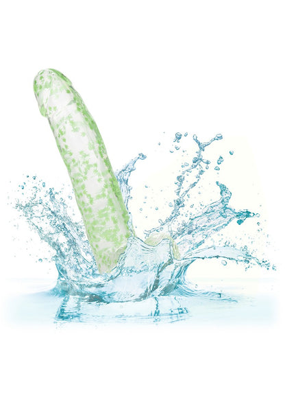 ♀ ♂ CalExotics Naughty Bits I Leaf Dick Glow-In-The-Dark Weed Leaf Dildo