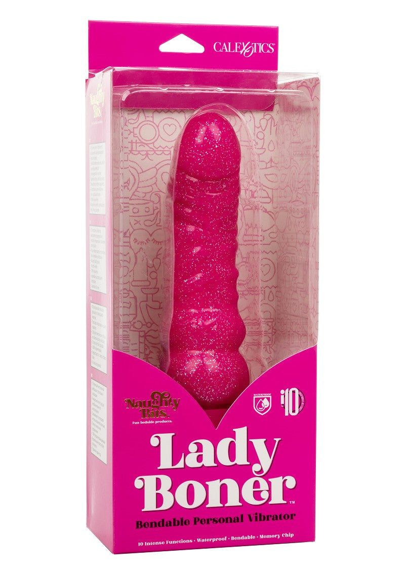 ♀ CalExotics Naughty Bits Lady Boner Buigzame persoonlijke vibrator @ Happytoys Sexshop: Toys for Feeling Happy & Easy 😊