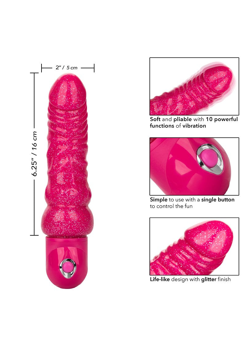 ♀ CalExotics Naughty Bits Lady Boner Buigzame persoonlijke vibrator @ Happytoys Sexshop: Toys for Feeling Happy & Easy 😊