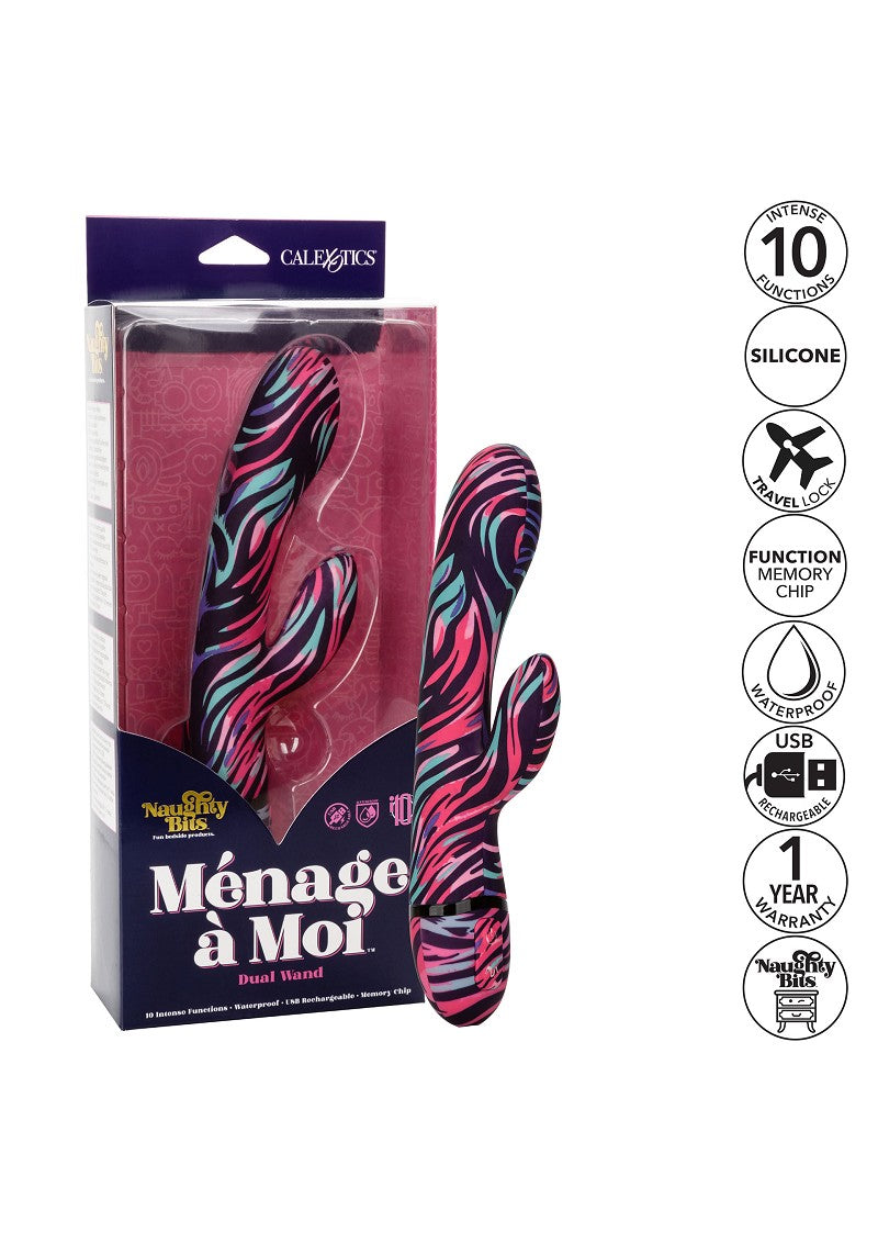 ♀ CalExotics Naughty Bits Ménage à Moi Dubbele Wand