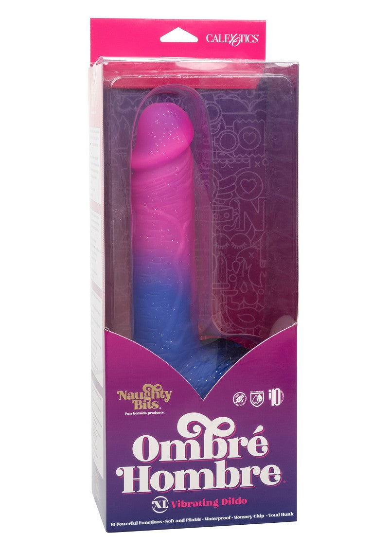 CalExotics Naughty Bits Ombré Hombre XL Vibrationsdildo