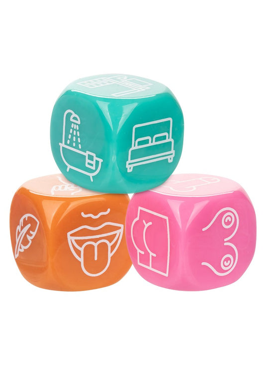 CalExotics Naughty Bits Roll With It Icon-basiertes Sexwürfelspiel