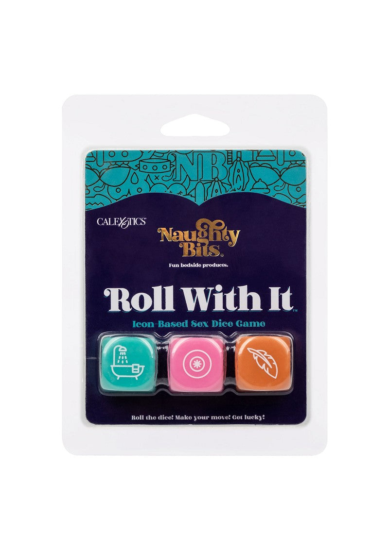 ♂ ♀ CalExotics Naughty Bits Roll With It Icon-Based Sex Dice Game