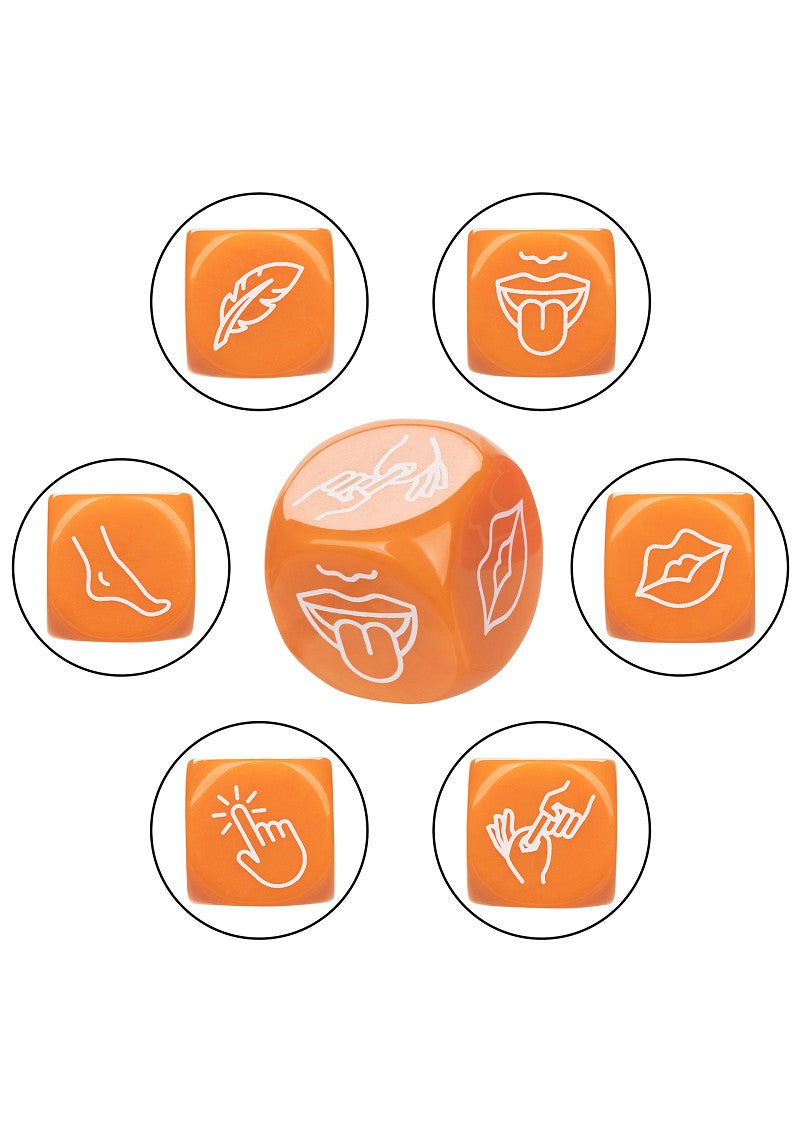 ♂ ♀ CalExotics Naughty Bits Roll With It Icon-Based Sex Dice Game