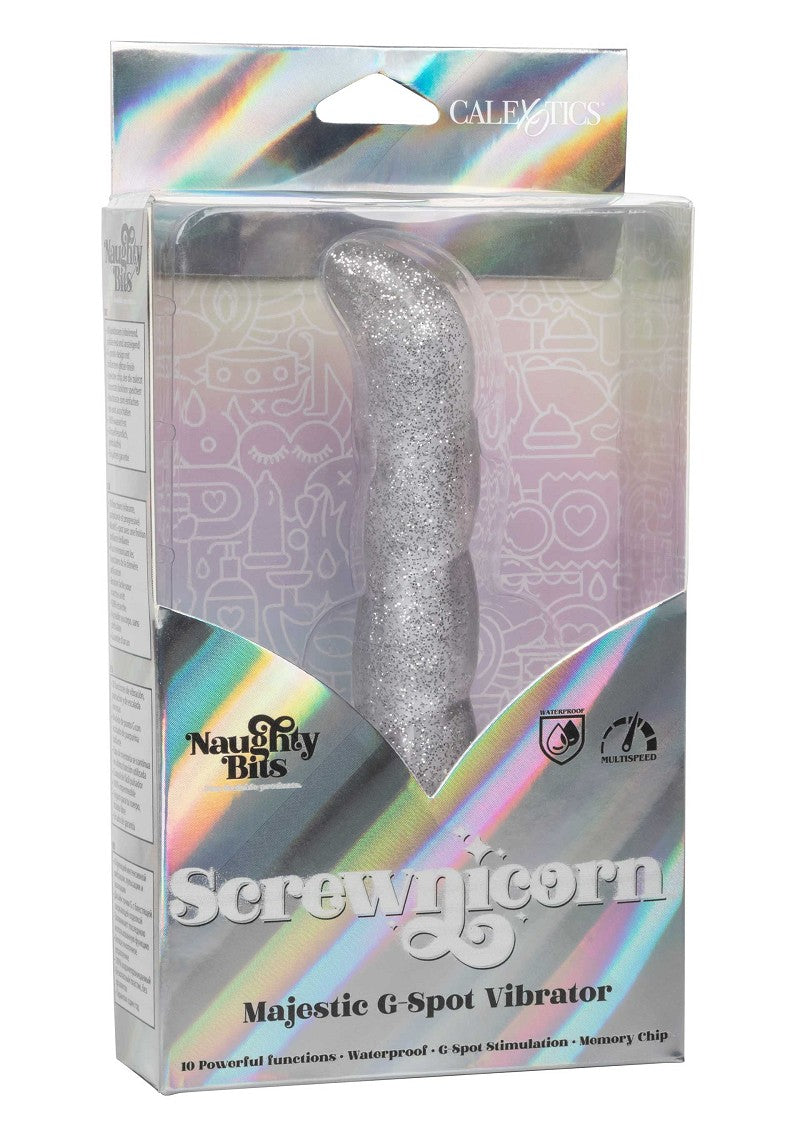 ♀ CalExotics Naughty Bits Screwnicorn Majestic G-spot Vibrator @ Happytoys Sexshop: Toys for Feeling Happy & Easy 😊