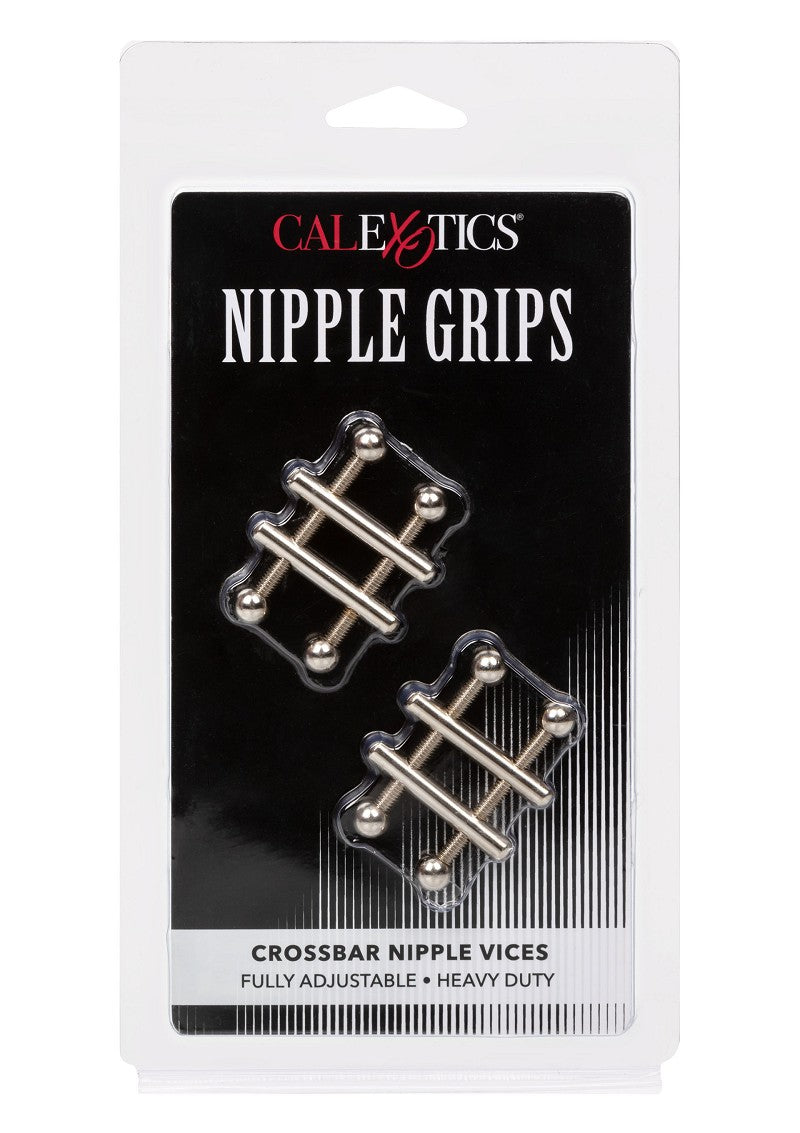 ♀ CalExotics Nipple Grips Tepelklemmen met dwarsbalk en schroeven @ Happytoys Sexshop: Toys for Feeling Happy & Easy 😊