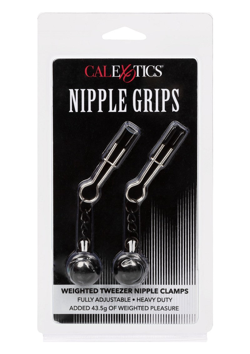 ♀ CalExotics Nipple Grips Verzwaarde pincet tepelklemmen