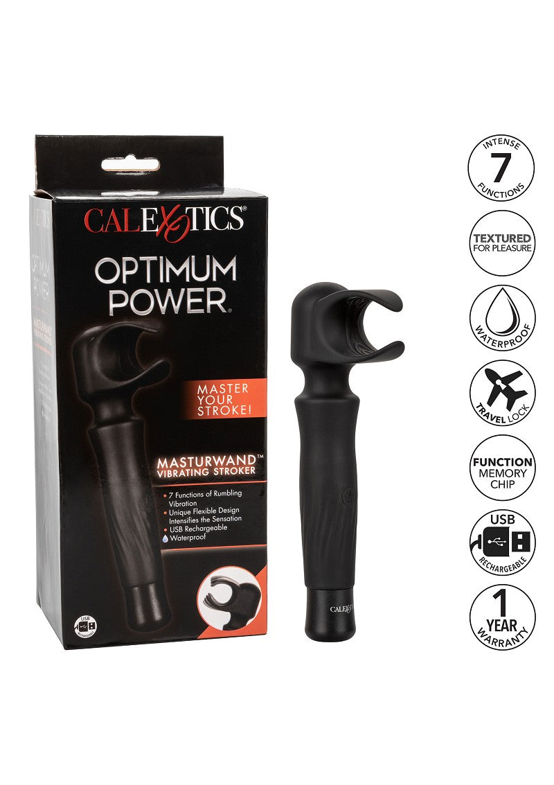 ♂ CalExotics Optimum Power Masturwand Vibrating Stroker