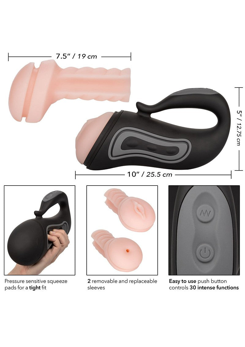 ♂ CalExotics Optimum Power Rechargeable Grip-N-Stroke