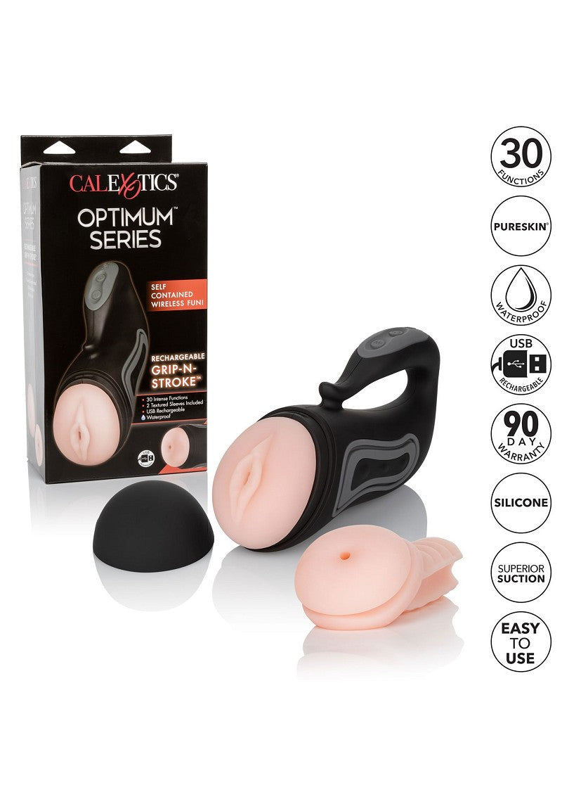 ♂ CalExotics Optimum Power Rechargeable Grip-N-Stroke @ Happytoys Sexshop: Toys for Feeling Happy & Easy 😊