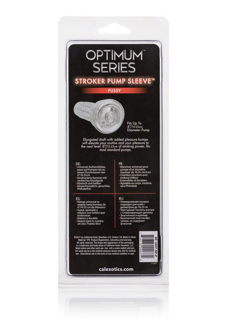 ♂ CalExotics Optimum Series Stroker Pump Sleeve Pussy