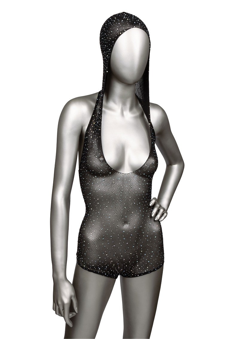 ♀ CalExotics Radiance Hooded Deep V Body Suit