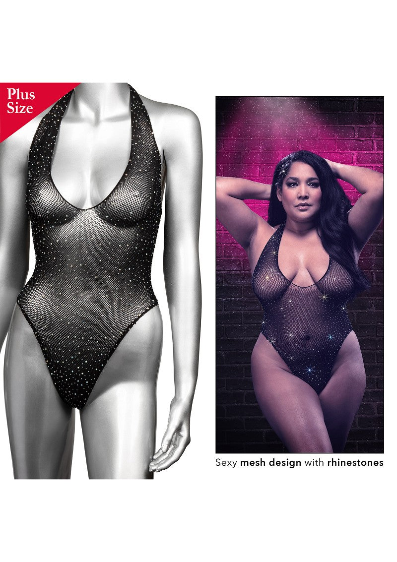 ♀ CalExotics Radiance Plus Size Deep V Body Suit @ Happytoys Sexshop: Toys for Feeling Happy & Easy 😊