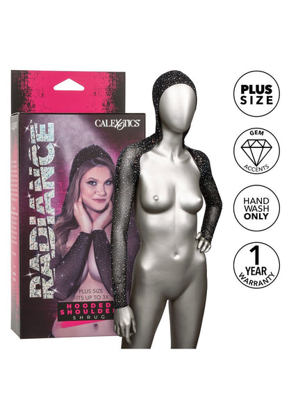 ♀ CalExotics Radiance Plus Size Hooded Schouder truitje