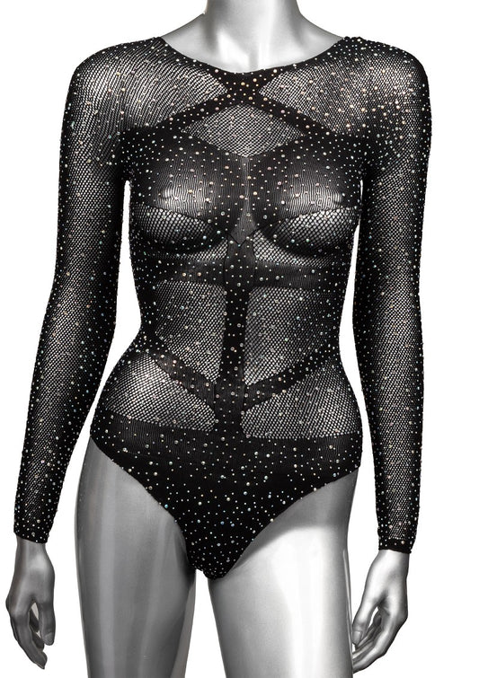 CalExotics Radiance Langarm-Bodysuit in Übergröße