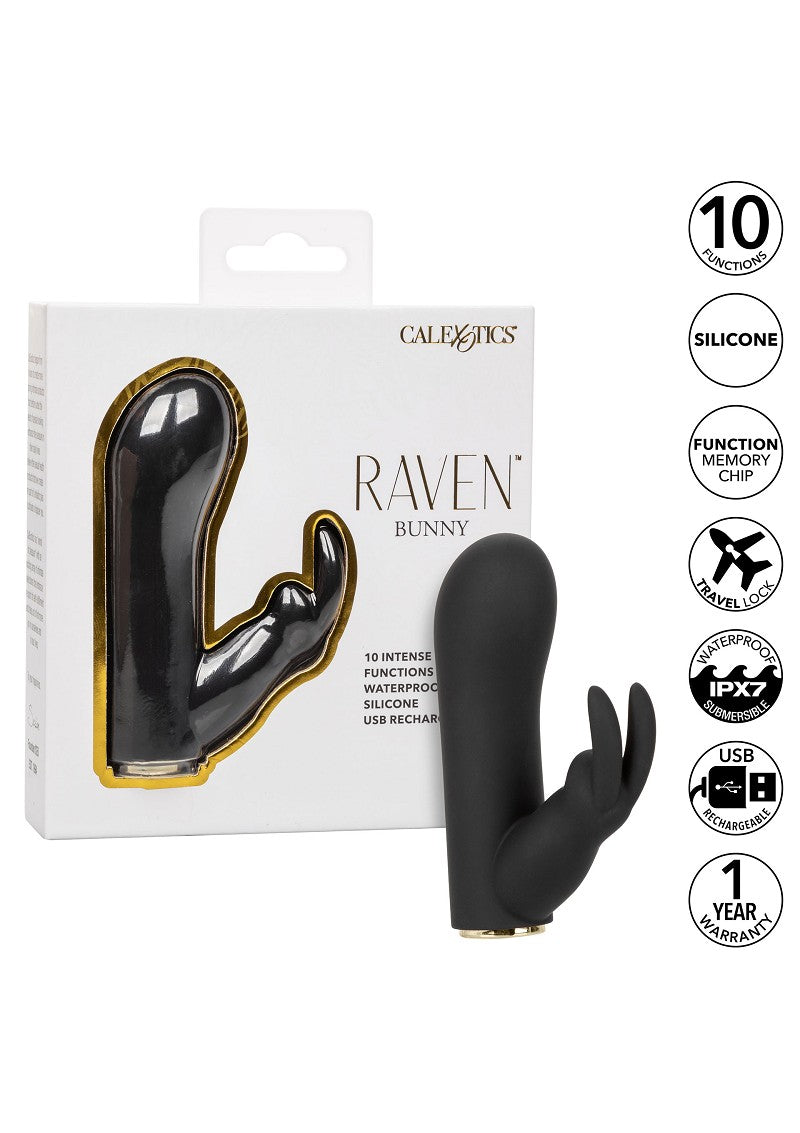 ♀ CalExotics Raven Bunny vibrator @ Happytoys Sexshop: Toys for Feeling Happy & Easy 😊