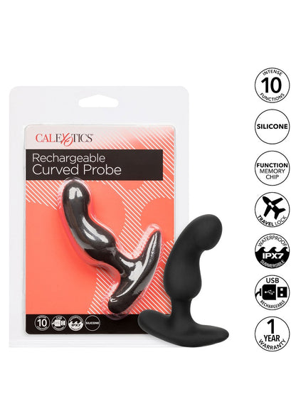 ♂ ♀ CalExotics Rechargeable Curved Probe