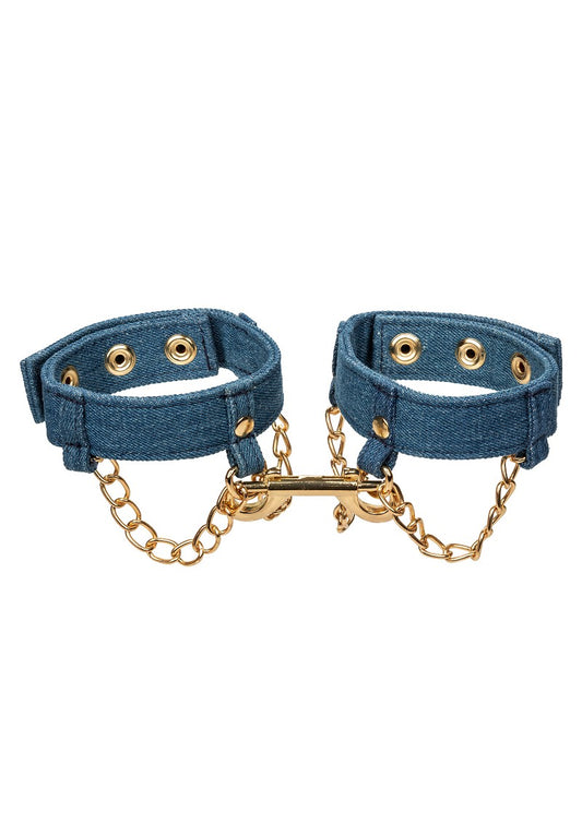 ♀ CalExotics Ride 'em Premium Denim Collection Ankle Cuffs