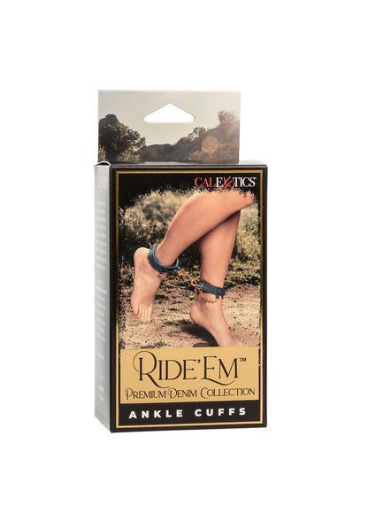 ♀ CalExotics Ride 'em Premium Denim Collection Ankle Cuffs