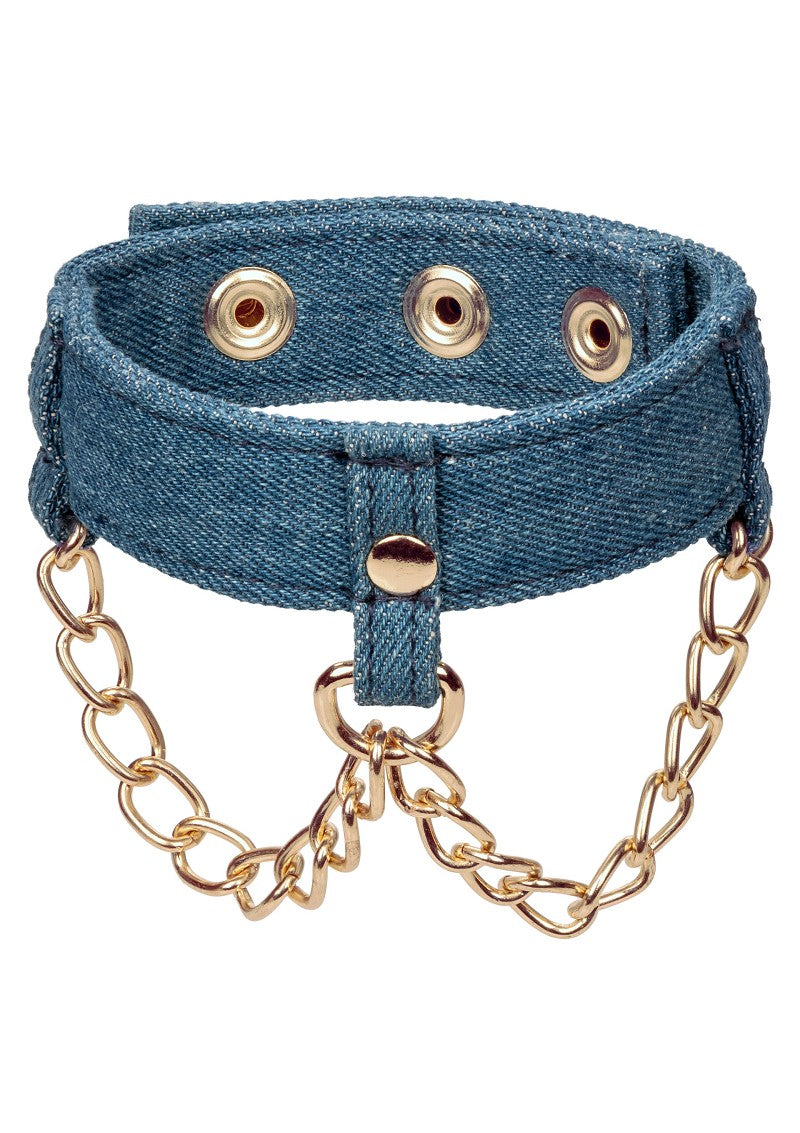 ♀ CalExotics Ride 'em Premium Denim Collection Ankle Cuffs