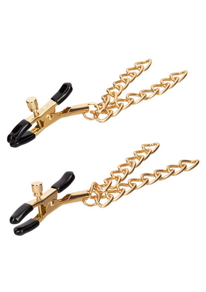 ♀ CalExotics Ride 'em Premium Denim Collection Nipple Clamps