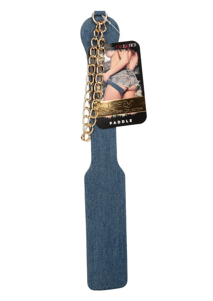 ♂ ♀ CalExotics Ride 'em Premium Denim Collection Paddle