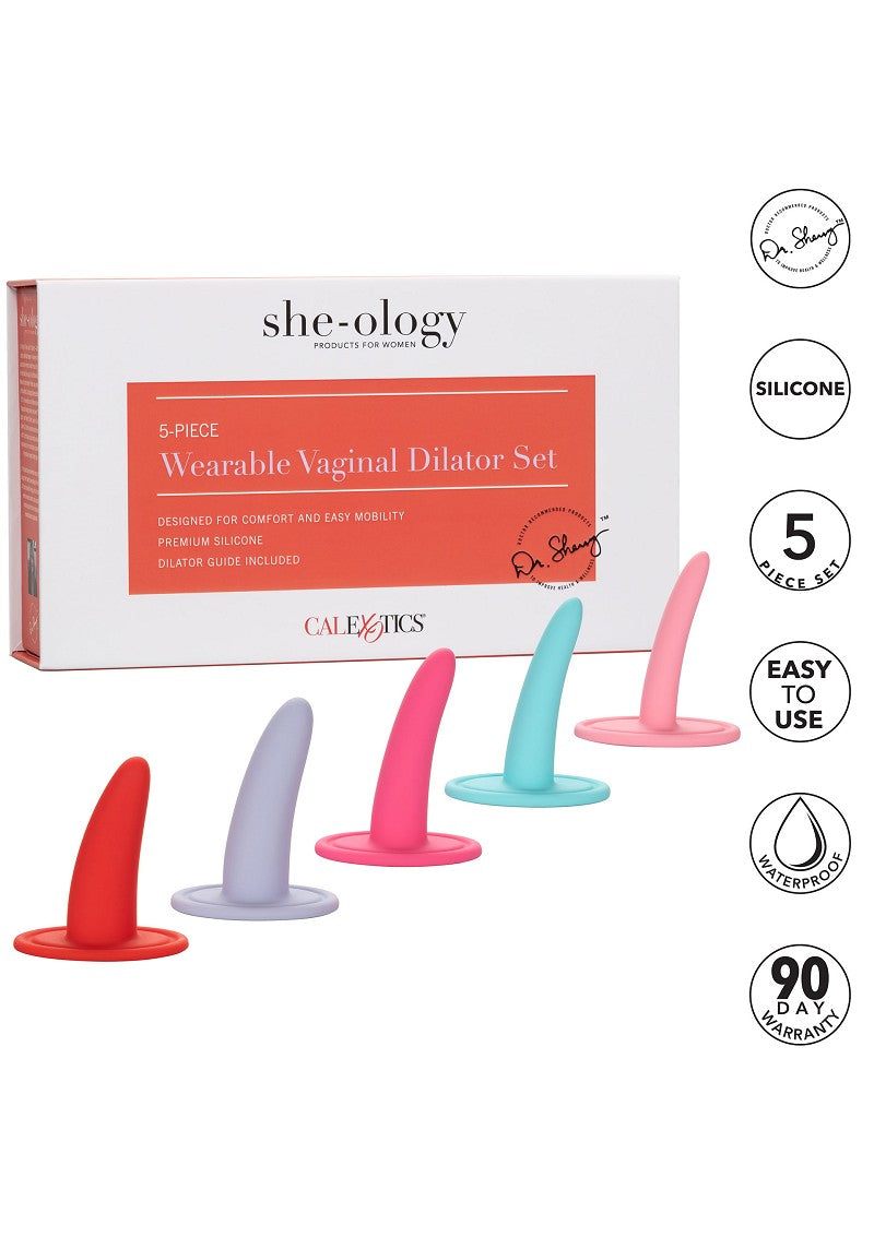 ♀ CalExotics She-ology 5-teiliges tragbares Vaginaldilator-Set