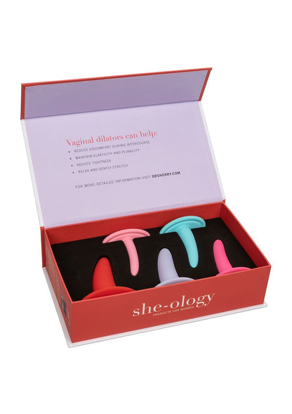 ♀ CalExotics She-ology 5-teiliges tragbares Vaginaldilator-Set