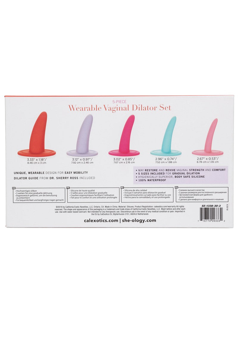 ♀ CalExotics She-ology 5-piece Wearable Vaginal Dilator Set