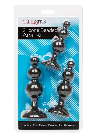 ♂ ♀ CalExotics Silicone Beaded Anal Kit