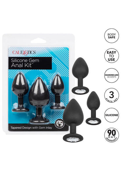 ♂ ♀ CalExotics Silicone Gem Anal Kit