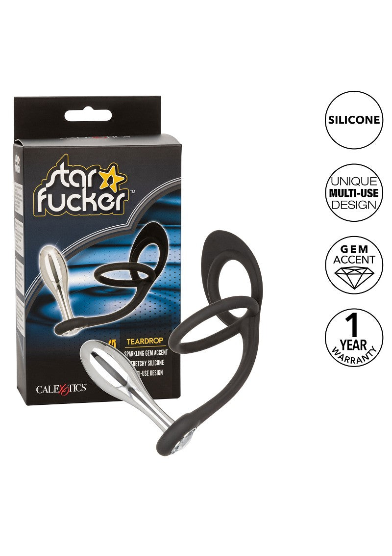 ♂ CalExotics Star Fucker Teardrop Plug @ Happytoys Sexshop: Toys for Feeling Happy & Easy 😊