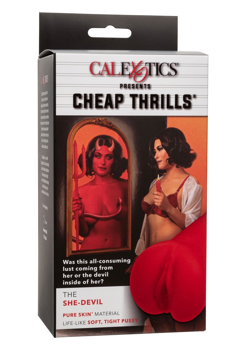 ♂ CalExotics Cheap Thrills The She-Devil Masturbator Stroker @ Happytoys Sexshop: Toys for Feeling Happy & Easy 😊