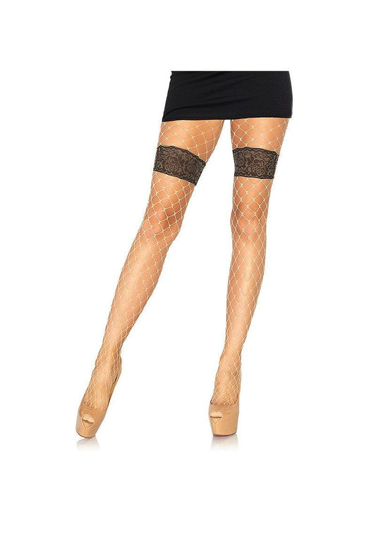 Leg Avenue Diamond net tights with floral | Happytoys | Discreet | Vertrouwd |Snelle levering