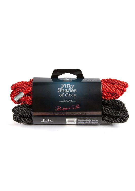 ♂ ♀ Fifty Shades of Grey Restrain Me Bondage Rope Twin Pack