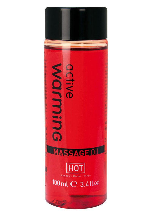 HOT Massageoil Warming 100ml | Happytoys | Discreet | Vertrouwd |Snelle levering