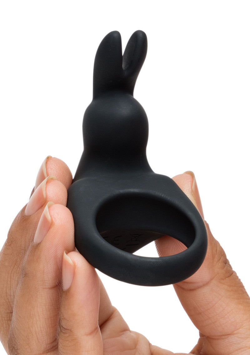 ♂ Happy Rabbit Cock Ring Black