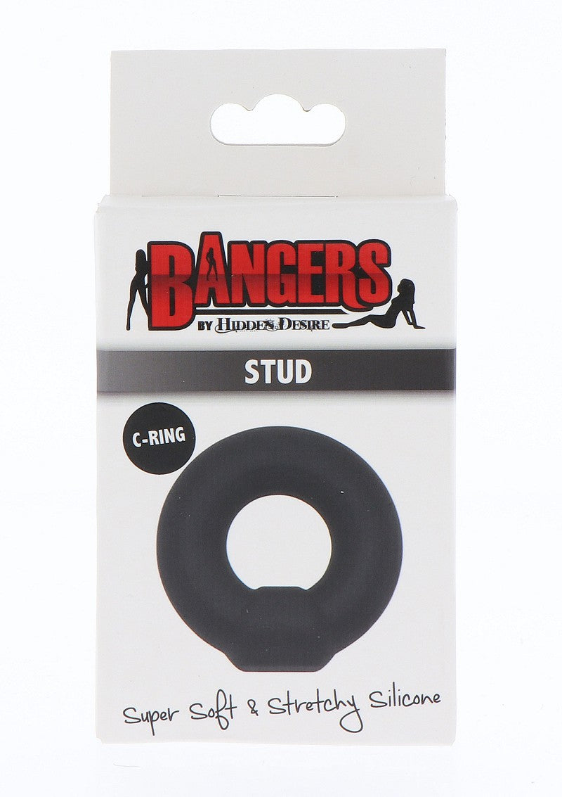 ♂ Hidden Desire Bangers C-Rings Soft Silicone Stud C-Ring