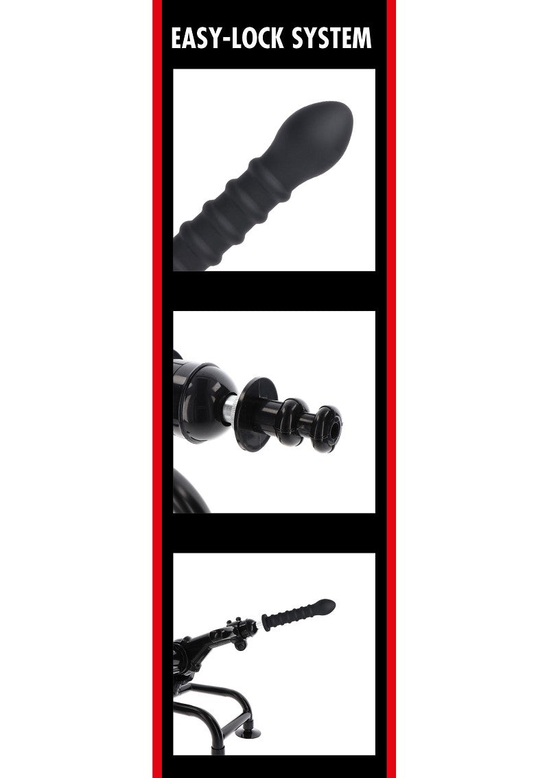 ♀ Hidden Desire Bangers Fuck Machines Ribbed Dong Easy-Lock 19 cm @ Happytoys Sexshop: Toys for Feeling Happy & Easy 😊