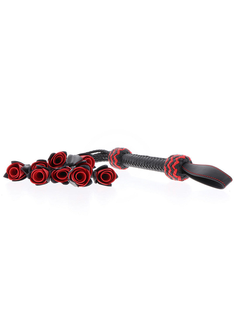 ♂ ♀ Hidden Desire Masters Real Leather Roses Whip