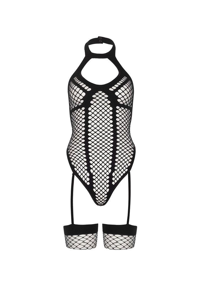 Leg Avenue Net keyhole halter teddy @ Happytoys Sexshop: Toys for Feeling Happy & Easy 😊