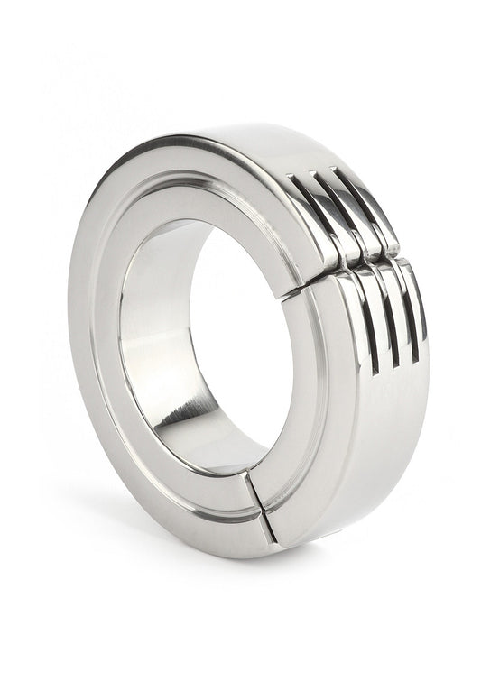 ♂ Mr. Steel Hinged Magnetic Cockring 40mm