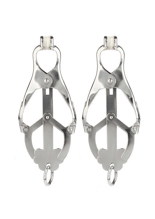 ♀ Mr. Steel Squeezer Nipple Clamps W Ring