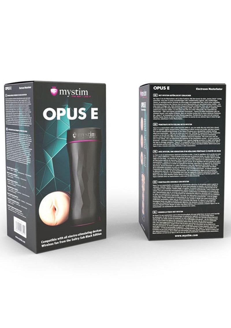 MyStim Opus E Masturbator Vagina Stroker @ Happytoys Sexshop: Toys for Feeling Happy & Easy 😊