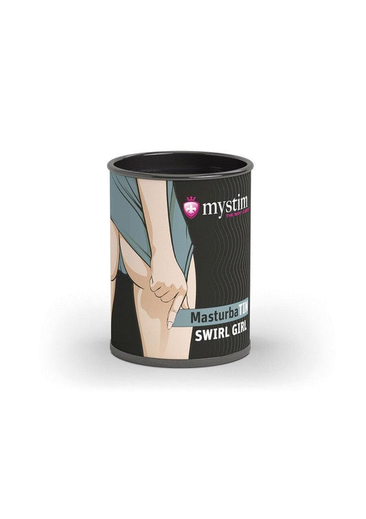 MyStim MasturbaTIN Swirl Girl Stroker Masturbator in blik | Happytoys | Discreet | Vertrouwd |Snelle levering