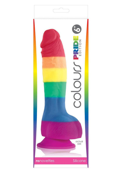 NS Novelties Colours Pride Edition 6' Dong @ Happytoys Sexshop: Toys for Feeling Happy & Easy 😊